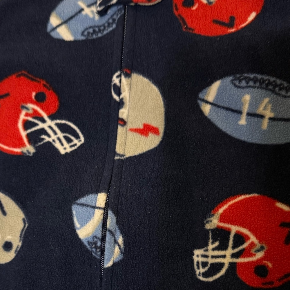 Carter’s Football Fleece Pajama 🏈 - Picture 3 of 6
